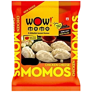 WOW CHICKEN CHEESE MOMOS 10Pcs WOW CHICKEN CHEESE MOMOS 10Pcs