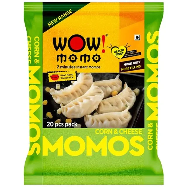 WOW CORN & CHEESE MOMOS 20PCS WOW CORN & CHEESE MOMOS 20PCS