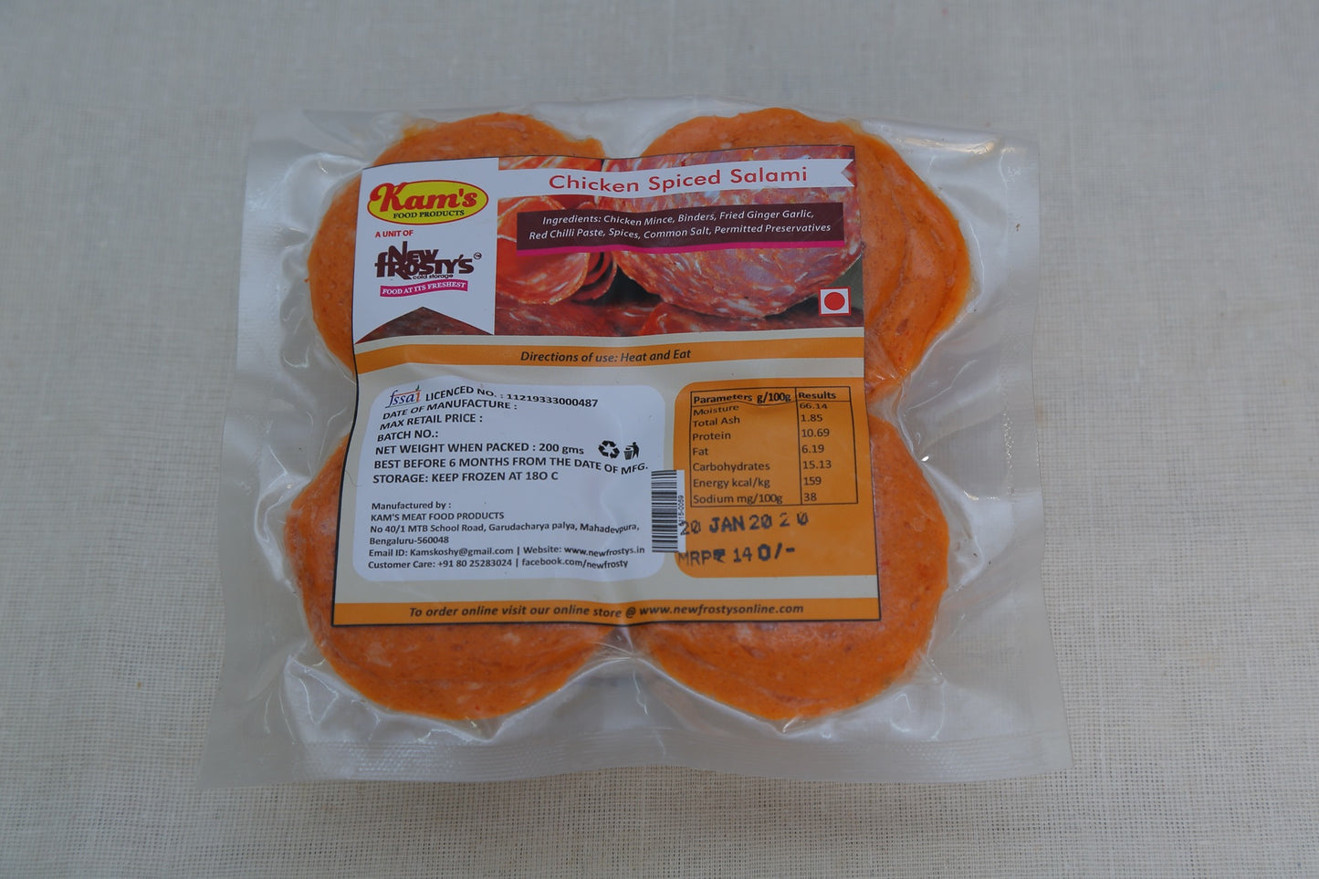 New frostys Chicken Spiced Salami New frostys Chicken Spiced Salami