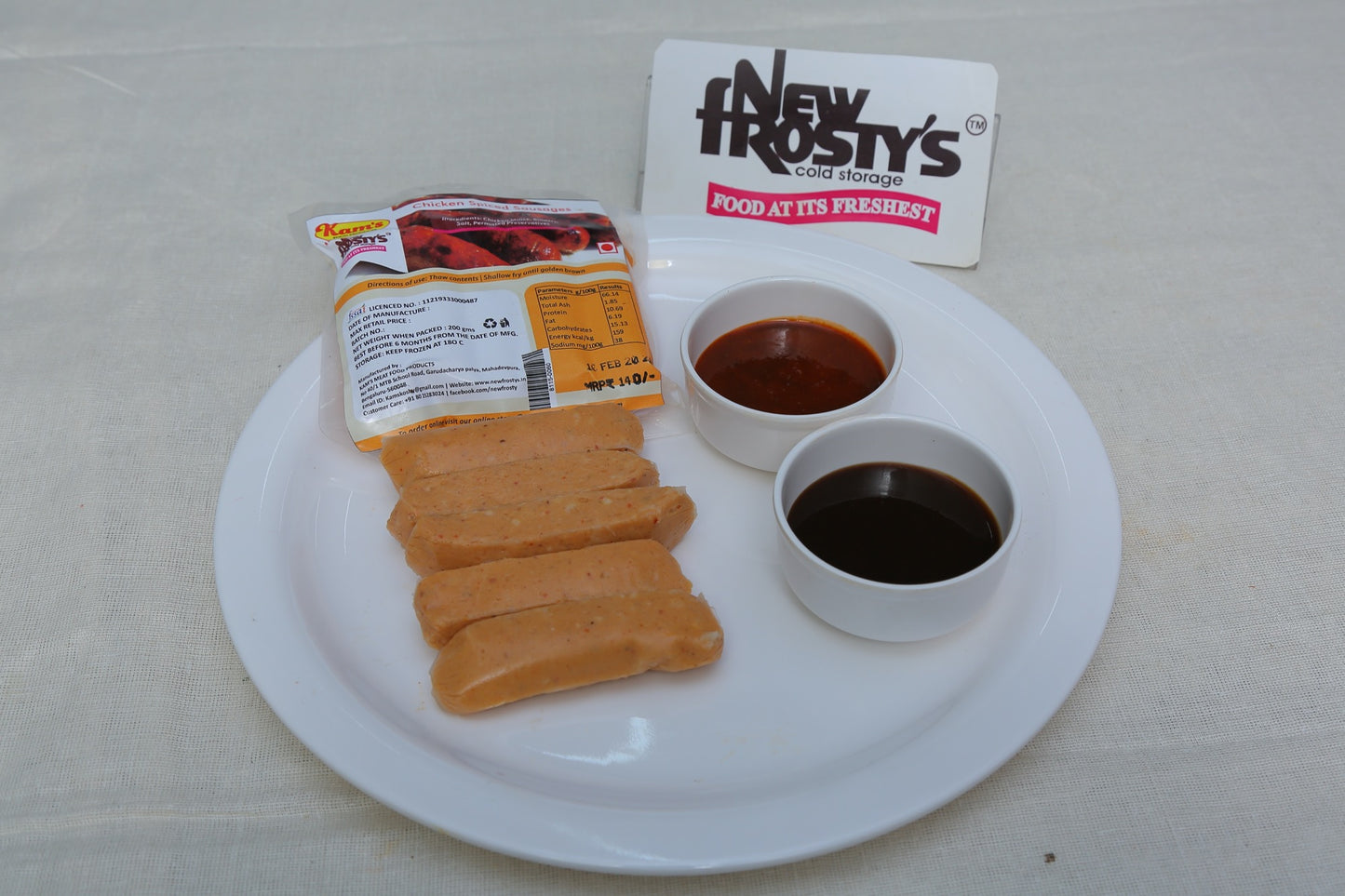 New frostys Chicken Spiced Sausage 200gm New frostys Chicken Spiced Sausage 200gm