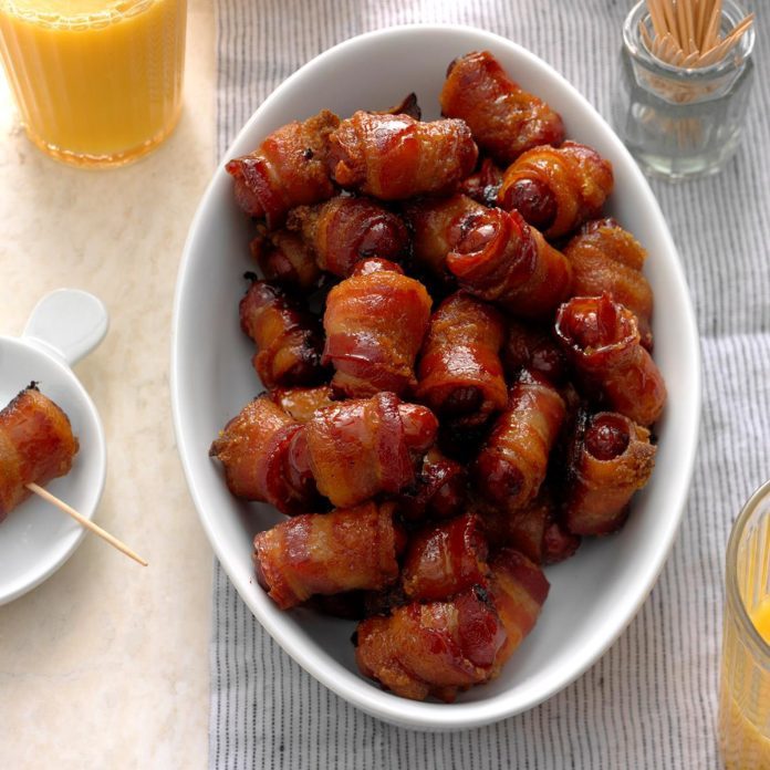 PORK BACON WRAP SAUSAGES PORK BACON WRAP SAUSAGES